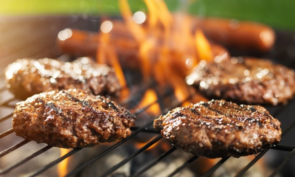 cooking steak tips on stove top