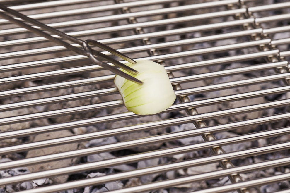 Grilling Racks of Lamb
