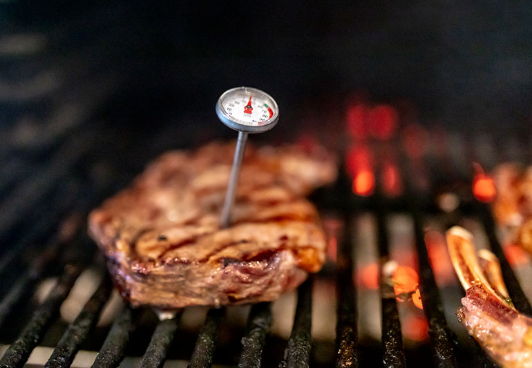 cooking steak tips