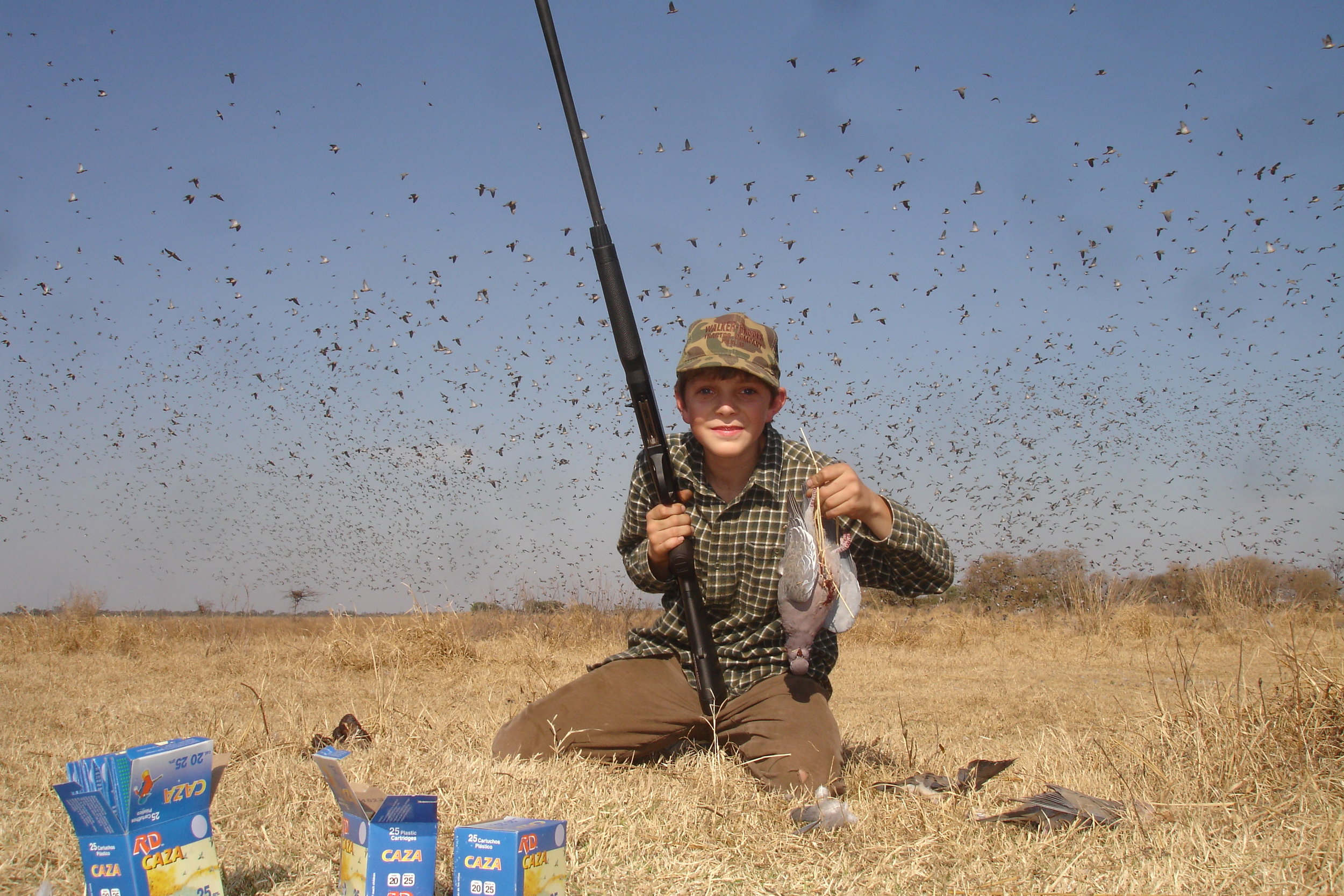 how far off the road to hunt