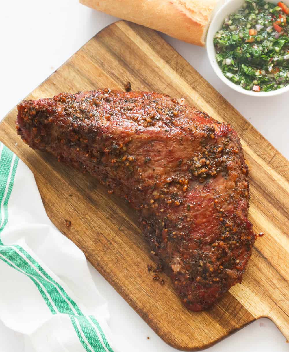 cooking steak tips on stove top