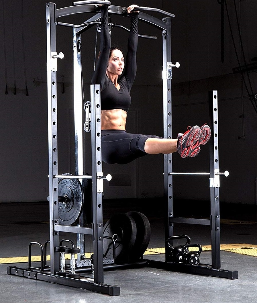 Home Gym With Leg Press
