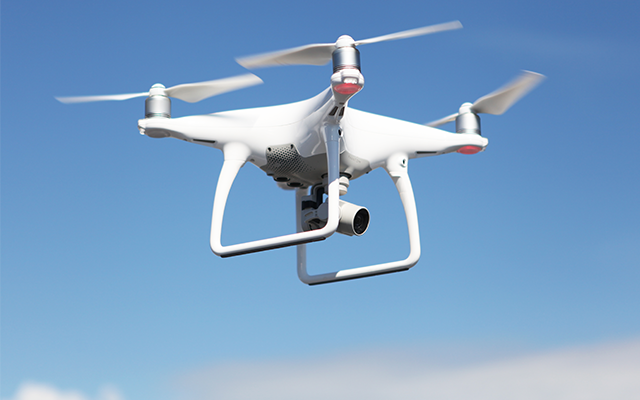 supply drones at hot spots