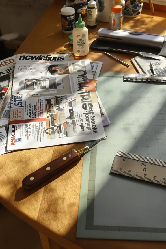 Turn Vintage Magazine Pages Into Modern Art