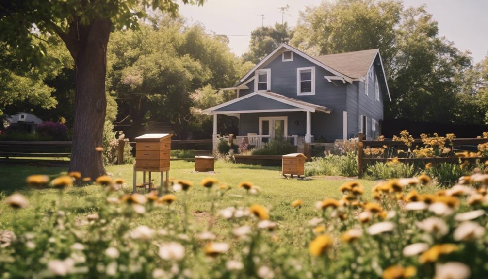 How Far From a House Should a Beehive Be?