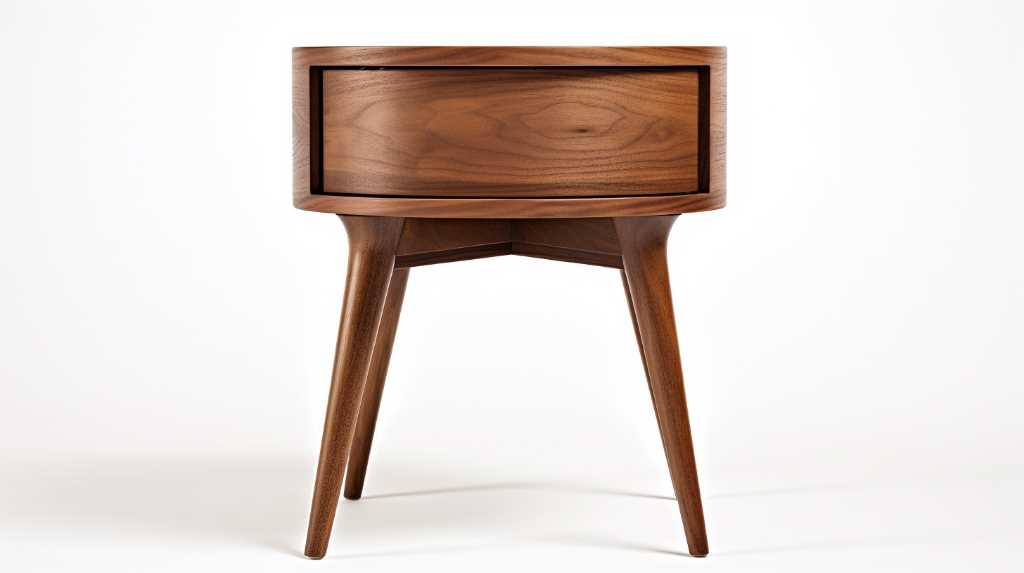 Eco-Chic Living: The Nordic Chestnut Circular Bedside Table