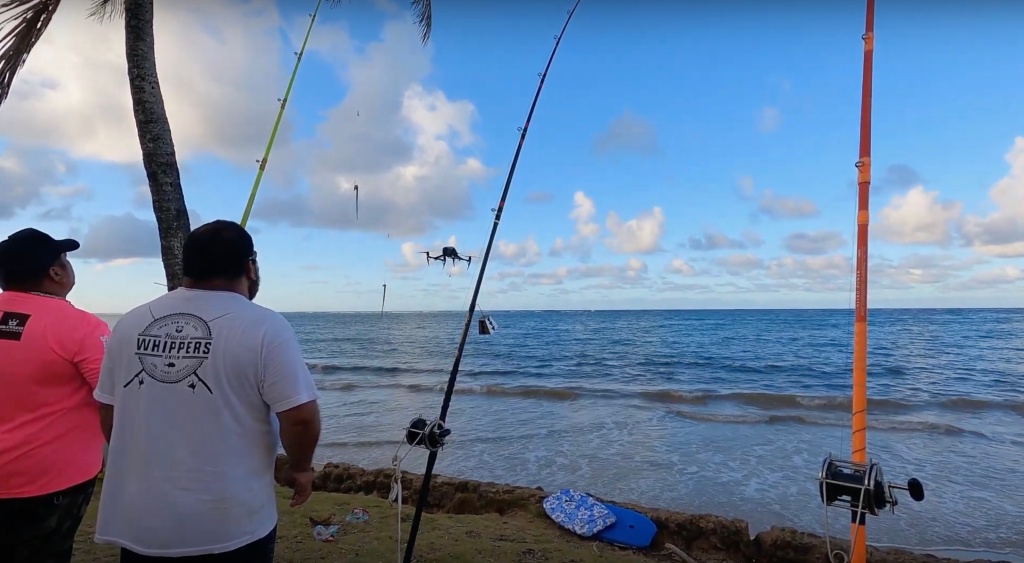The basics of a drone fishing rig
