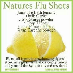 Natural Cold Flu Remedies
