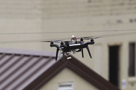 Flying a Drone from Iceland
