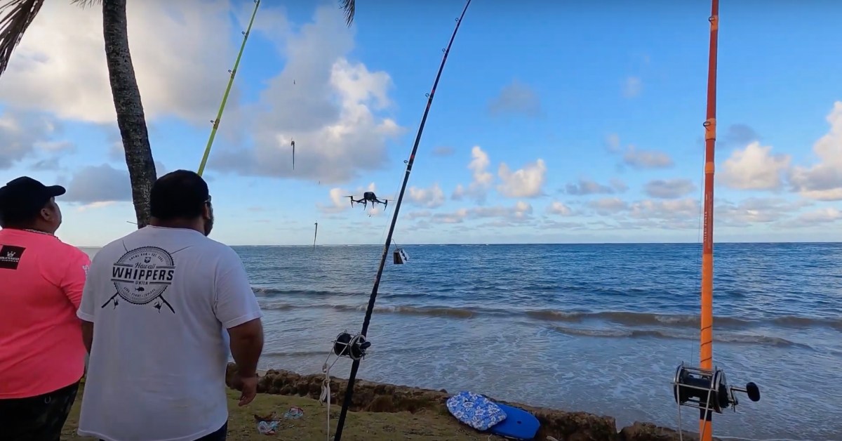 Fishing With A Drone
