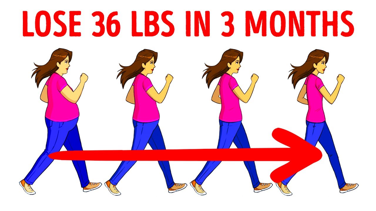 Walking for just an hour a week can help you lose weight.
