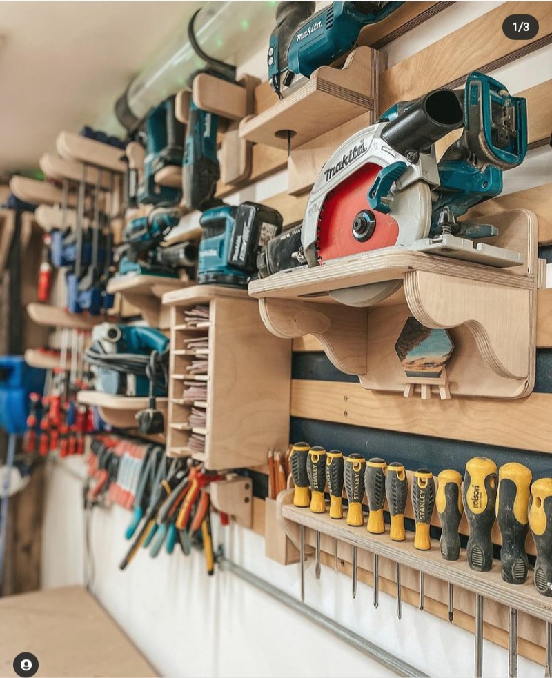 woodworking shop setup