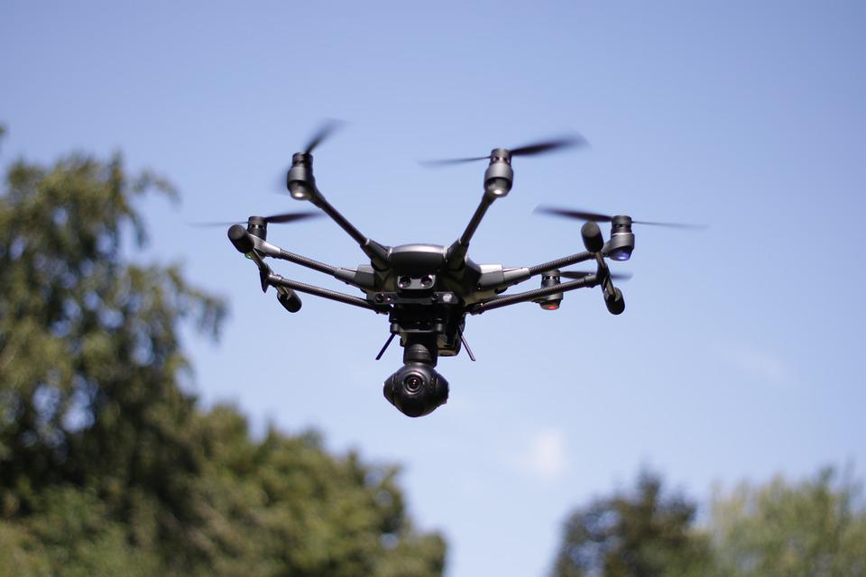 drones video camera