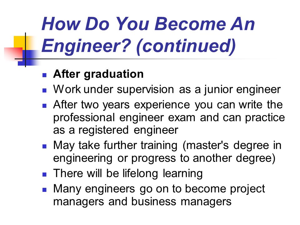 career engineer