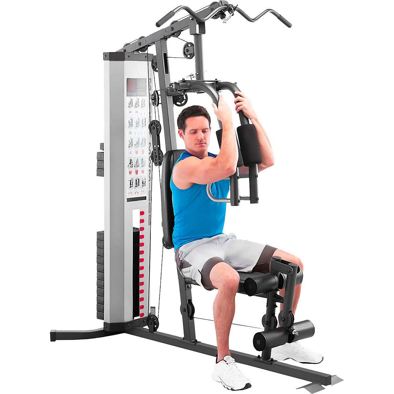 Home Gym With Leg Press
