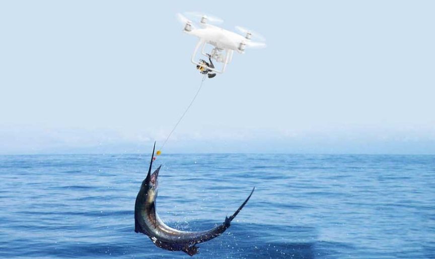 Drone Fishing Regulations. See a Video of Drone Fishing to Tuna on Youtube
