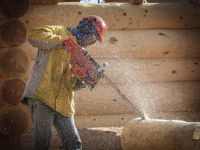 Carving a Wooden Face
