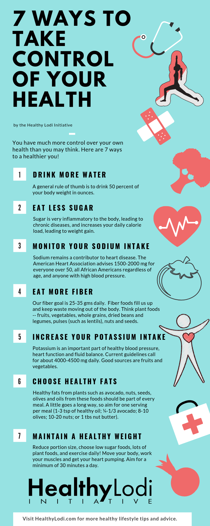 ten healthy living tips