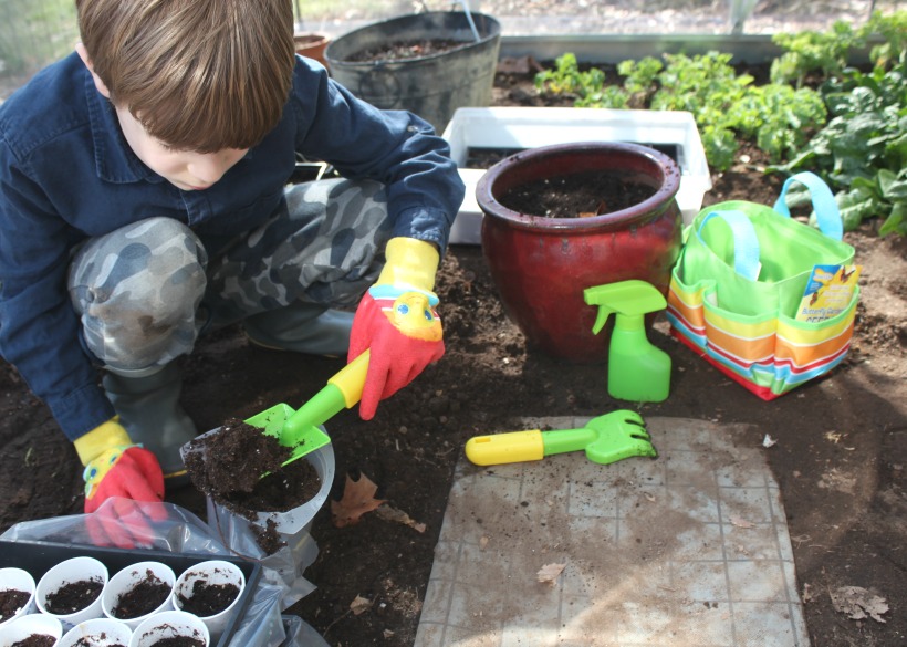 How do you make compost that can be used to create garden soil?
