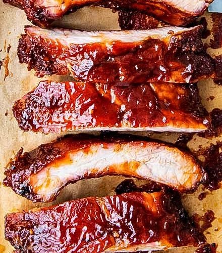 BBQ Charcoal Grill Ribs -- The Best Way Grill Ribs
